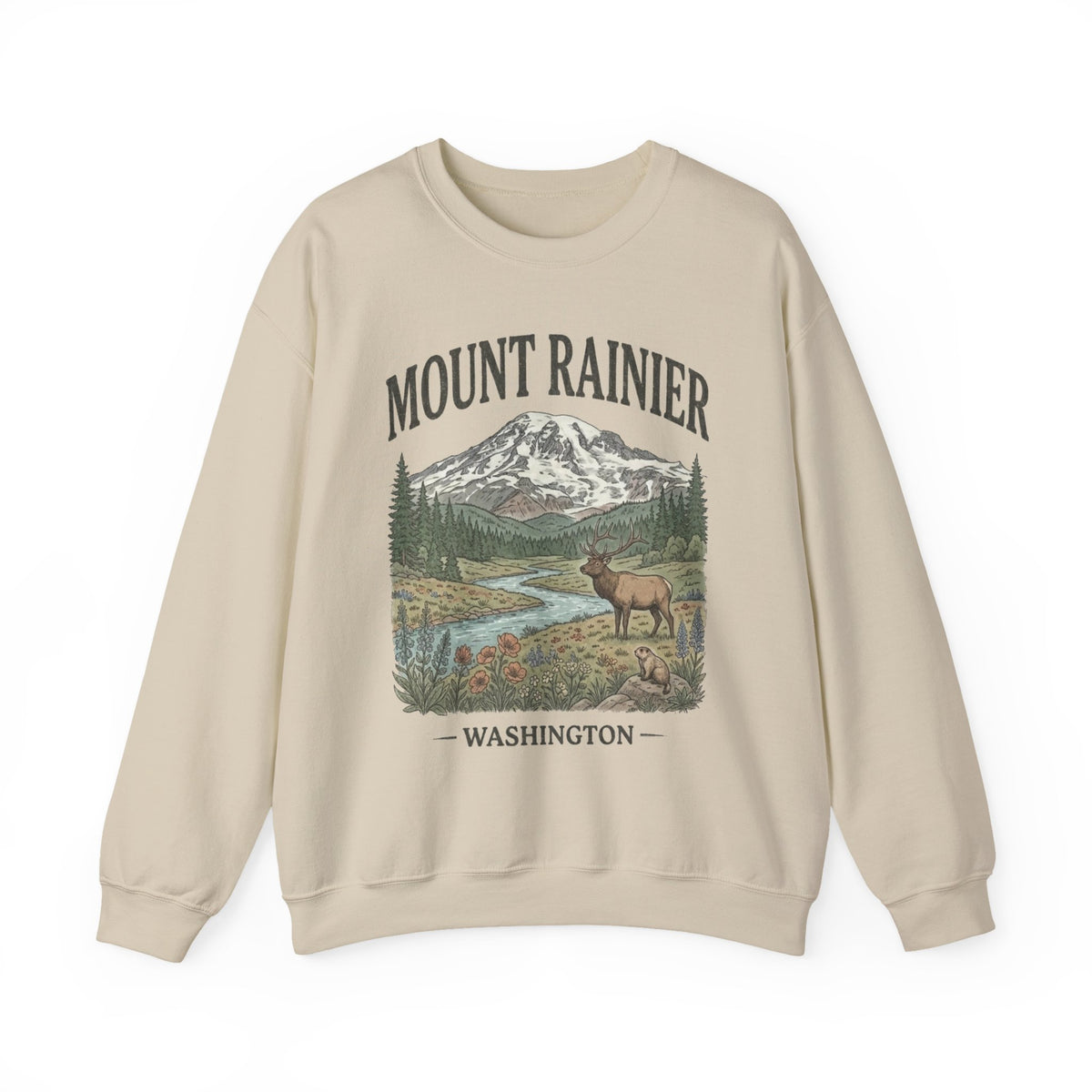 Mount Rainier National Park Crewneck