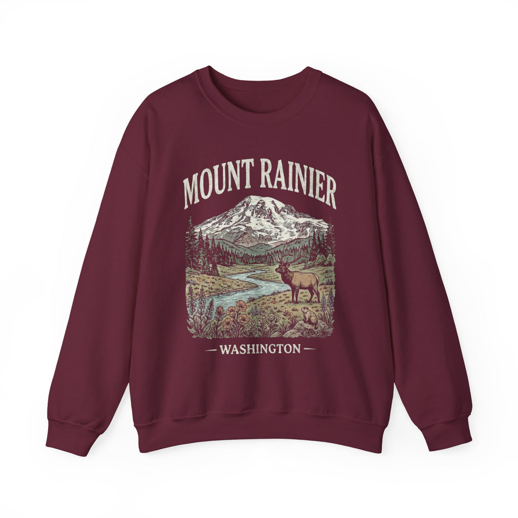 Mount Rainier National Park Crewneck
