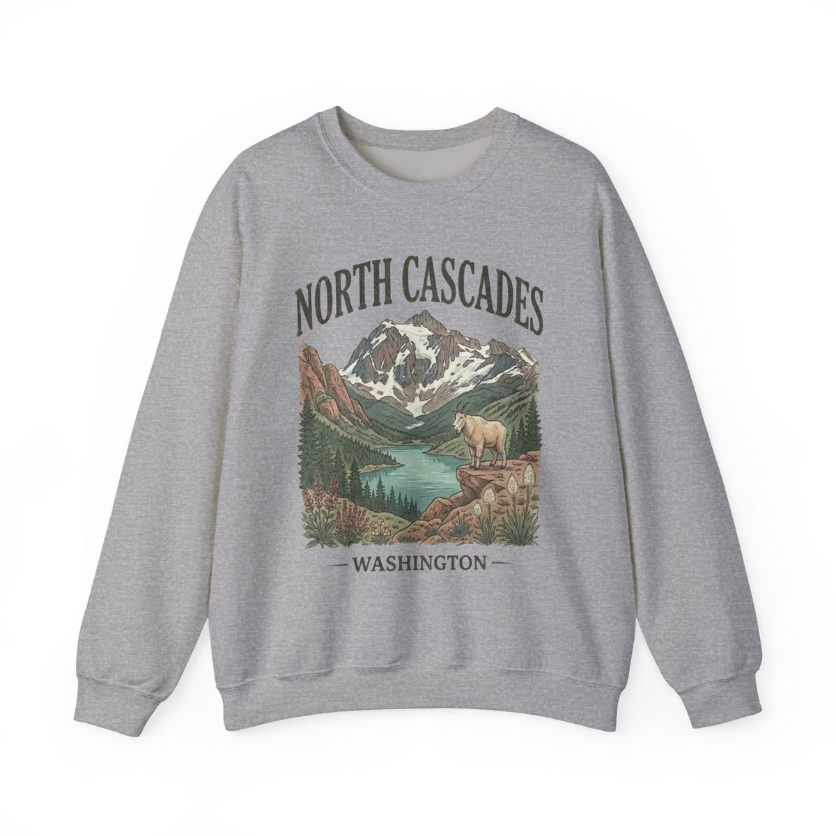 North Cascades National Park Crewneck