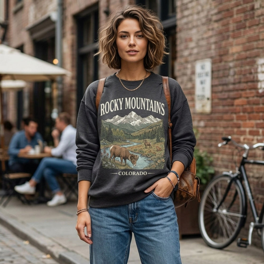 Rocky Mountains Crewneck