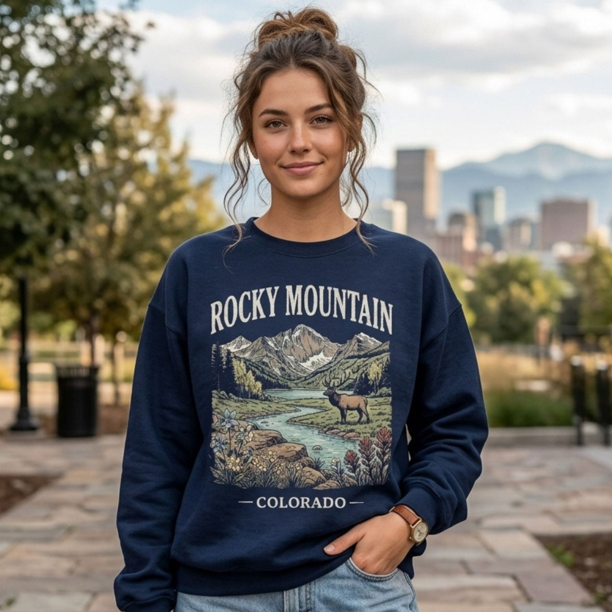 Rocky Mountain National Park Crewneck