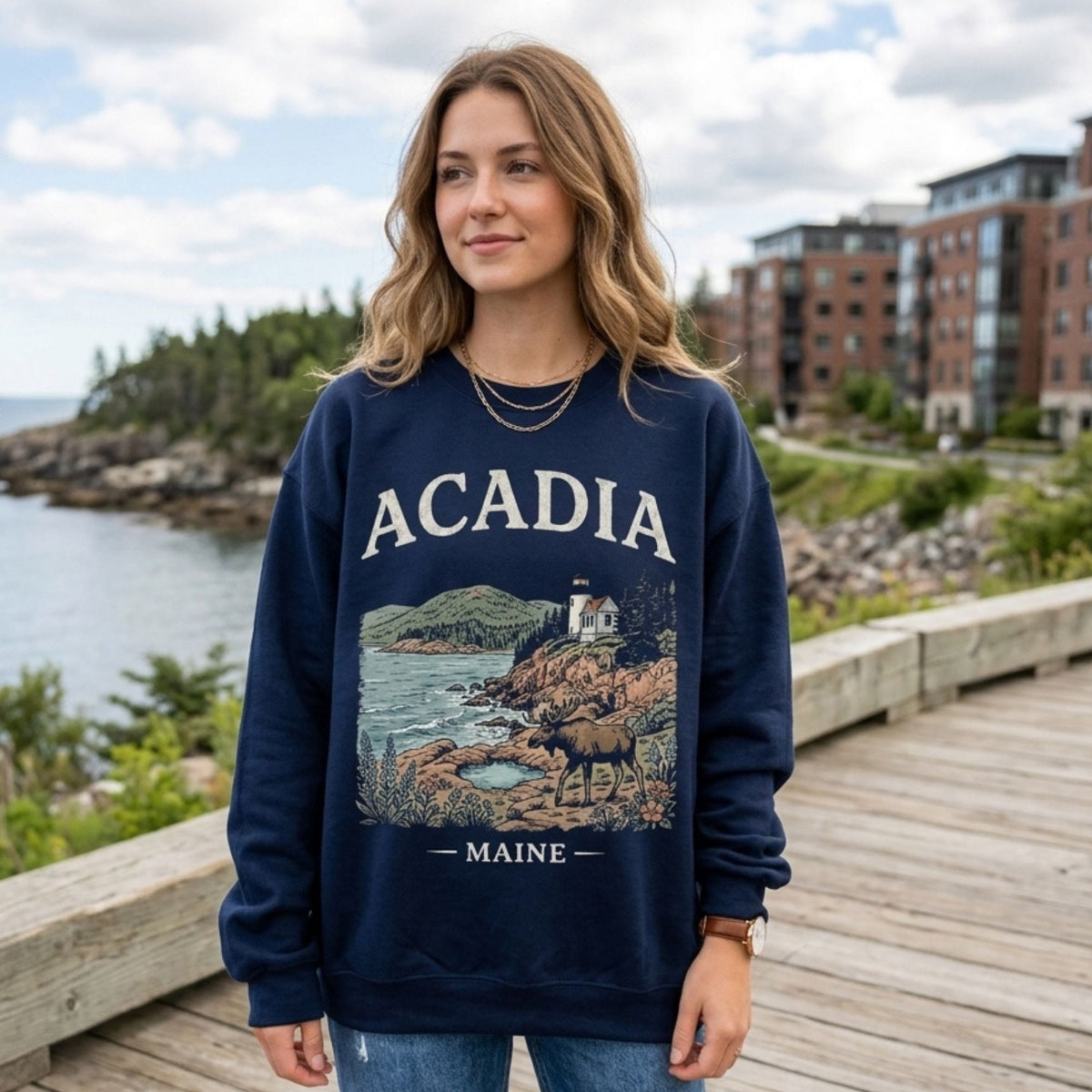 Acadia National Park Crewneck
