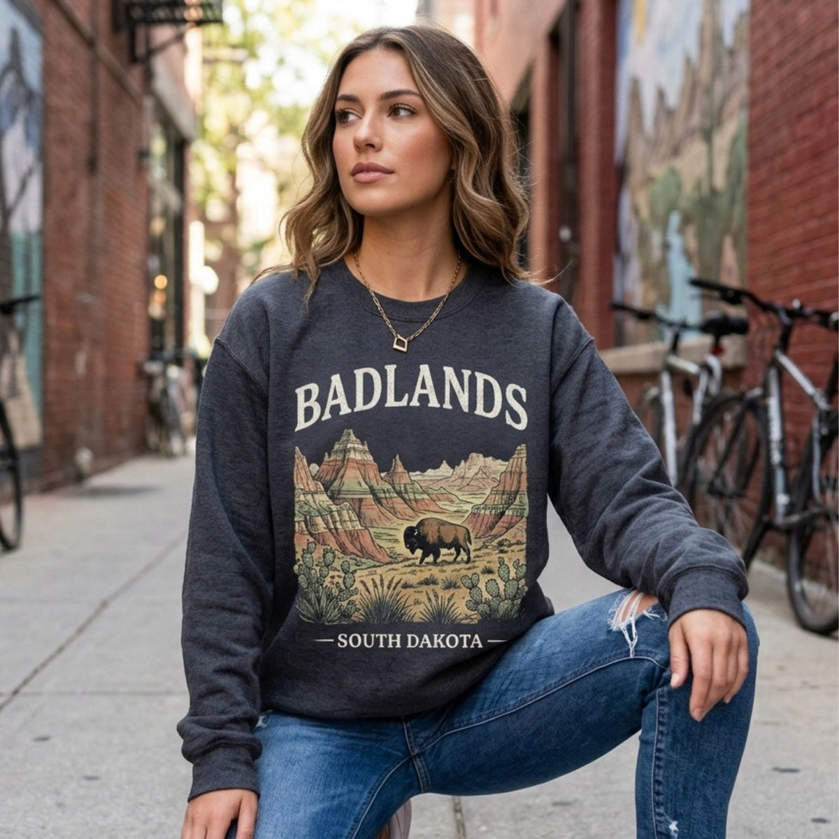 Badlands National Park Crewneck