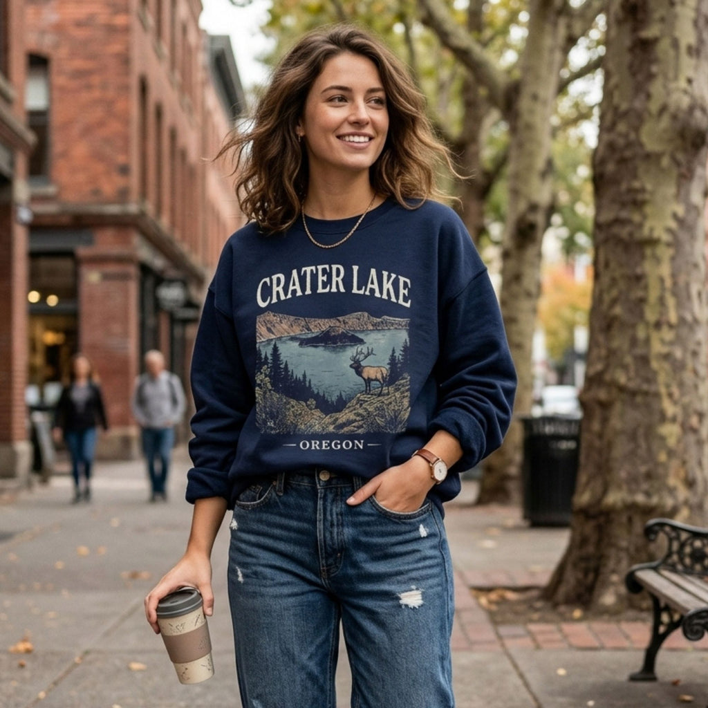 Crater Lake National Park Crewneck