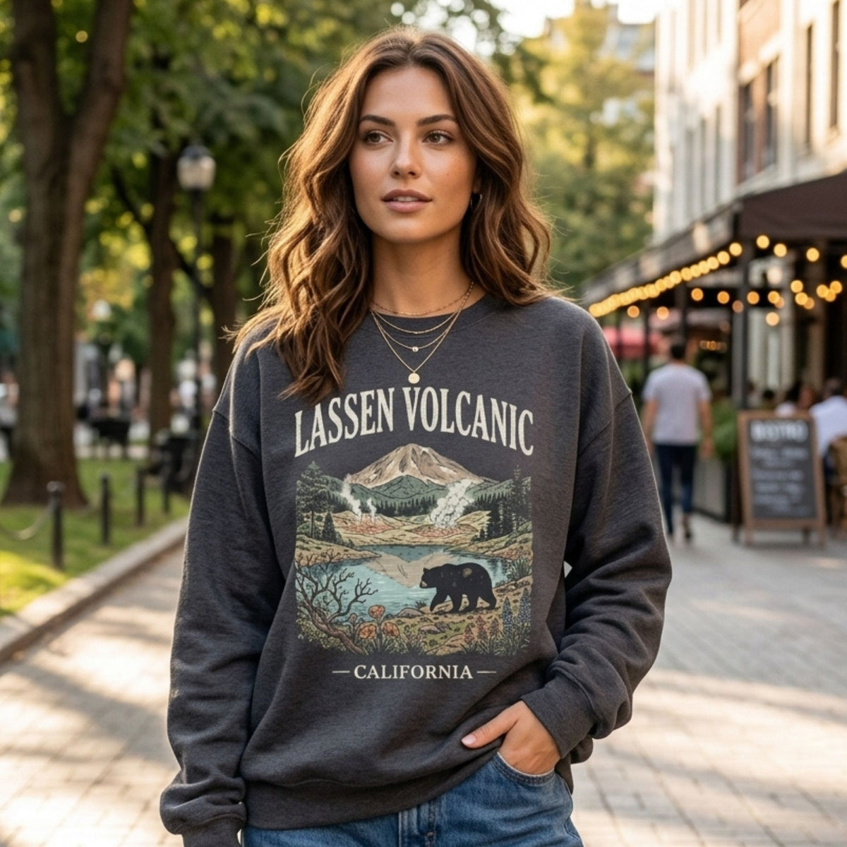 Lassen Volcanic National Park Crewneck