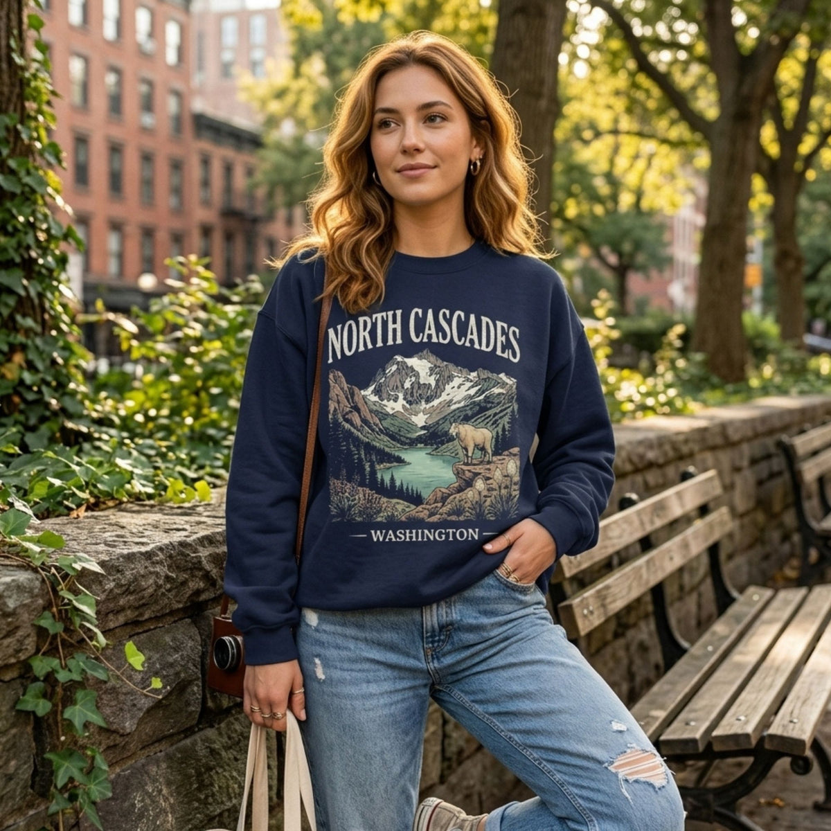 North Cascades National Park Crewneck