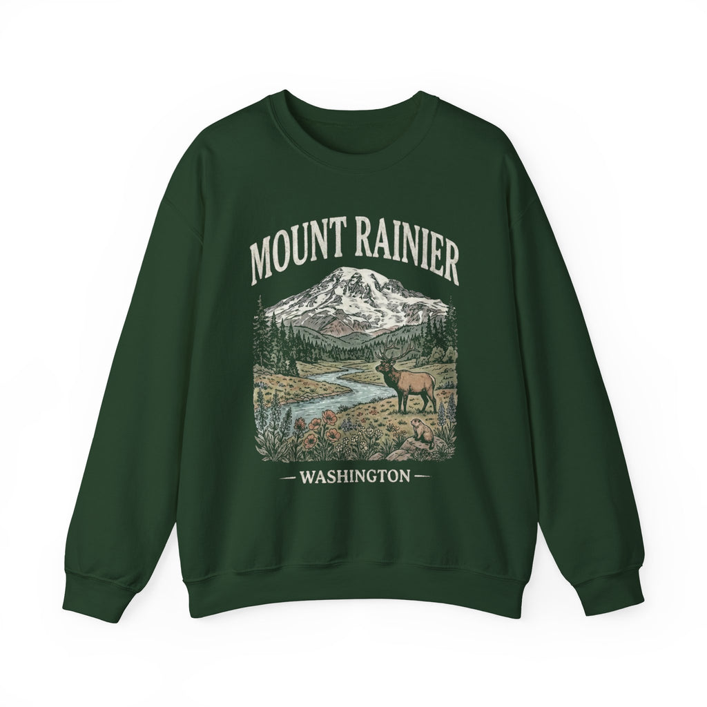 Mount Rainier National Park Crewneck