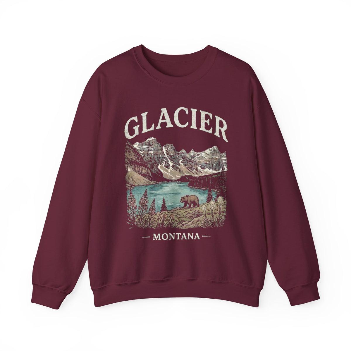 Glacier National Park Crewneck