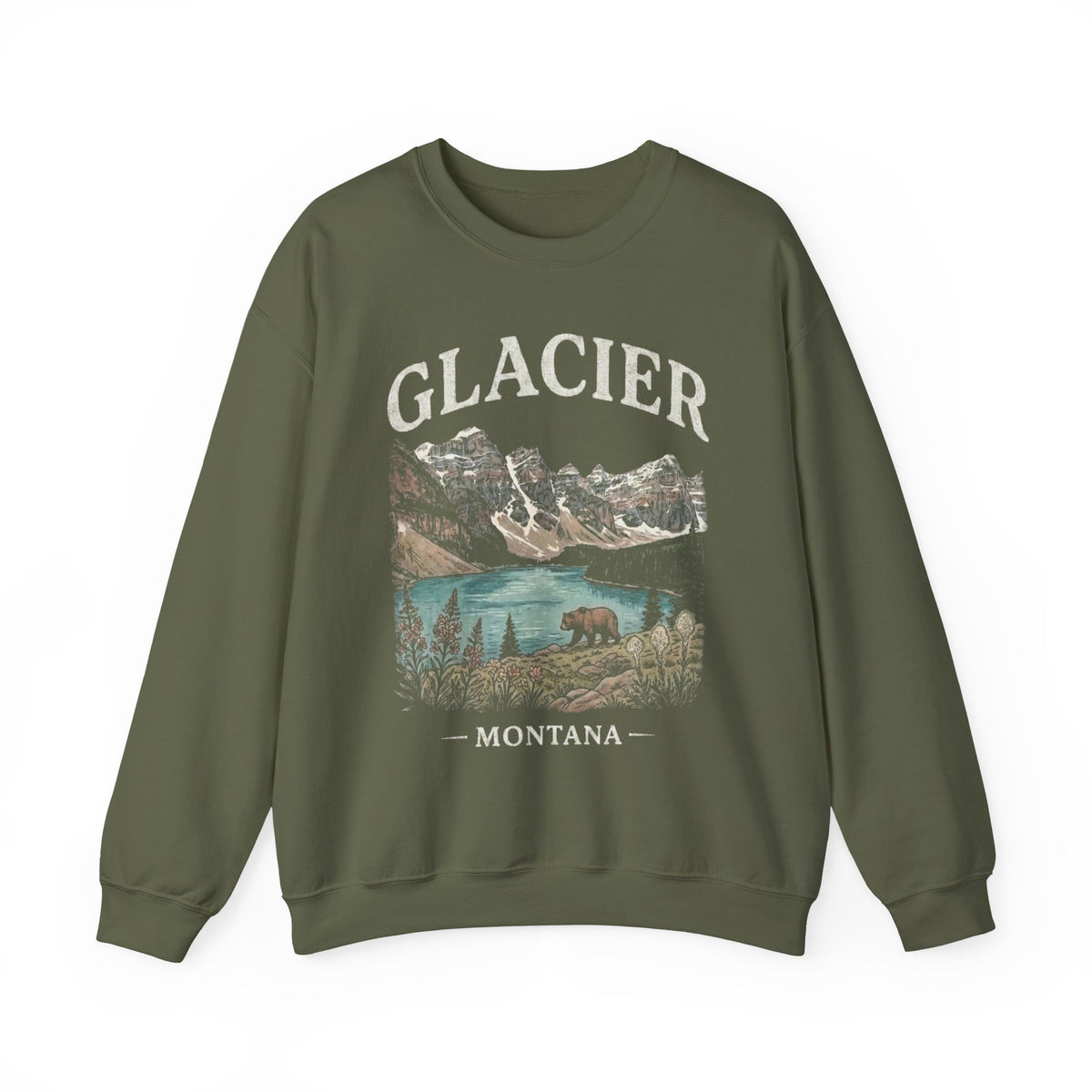 Glacier National Park Crewneck