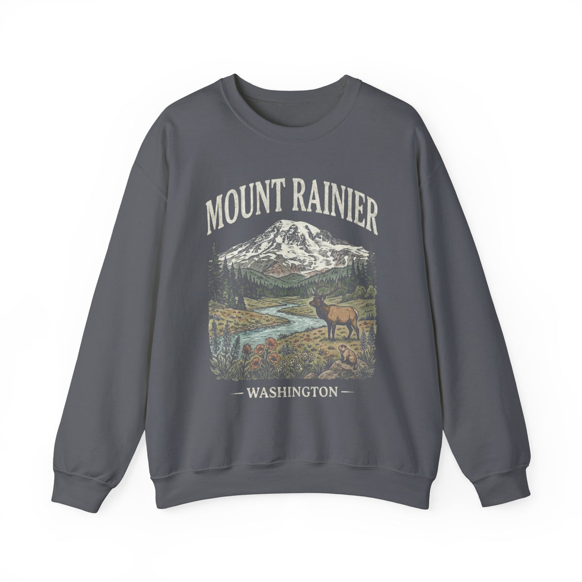 Mount Rainier National Park Crewneck