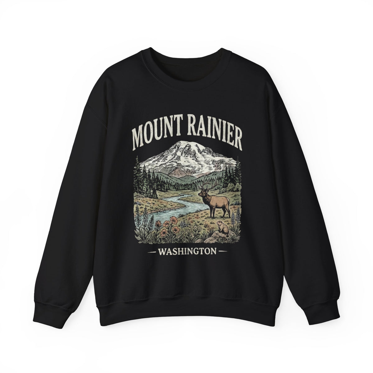 Mount Rainier National Park Crewneck